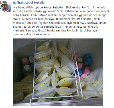 Shaklee Effect: Testimoni Set Penyusuan Shaklee