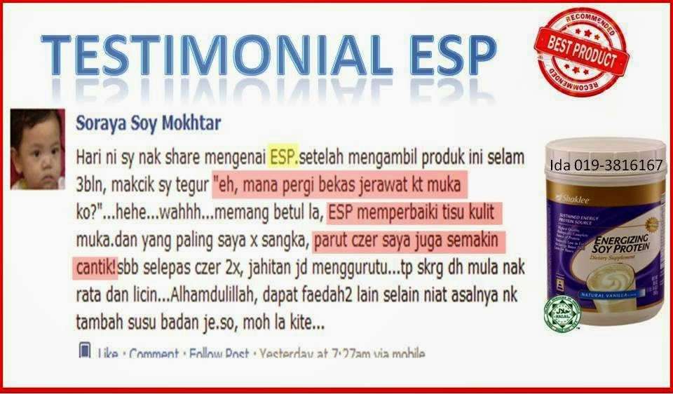 Shaklee Labuan: Shaklee effect ESP!!!