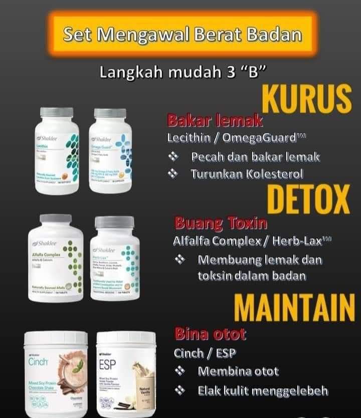 Set Kurus Shaklee