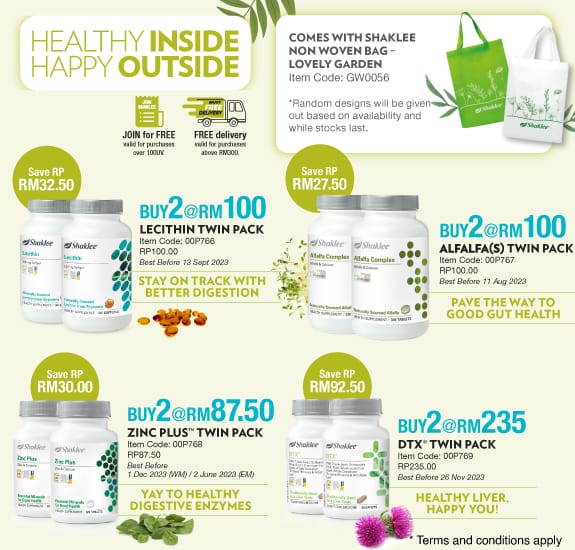 set detoks shaklee