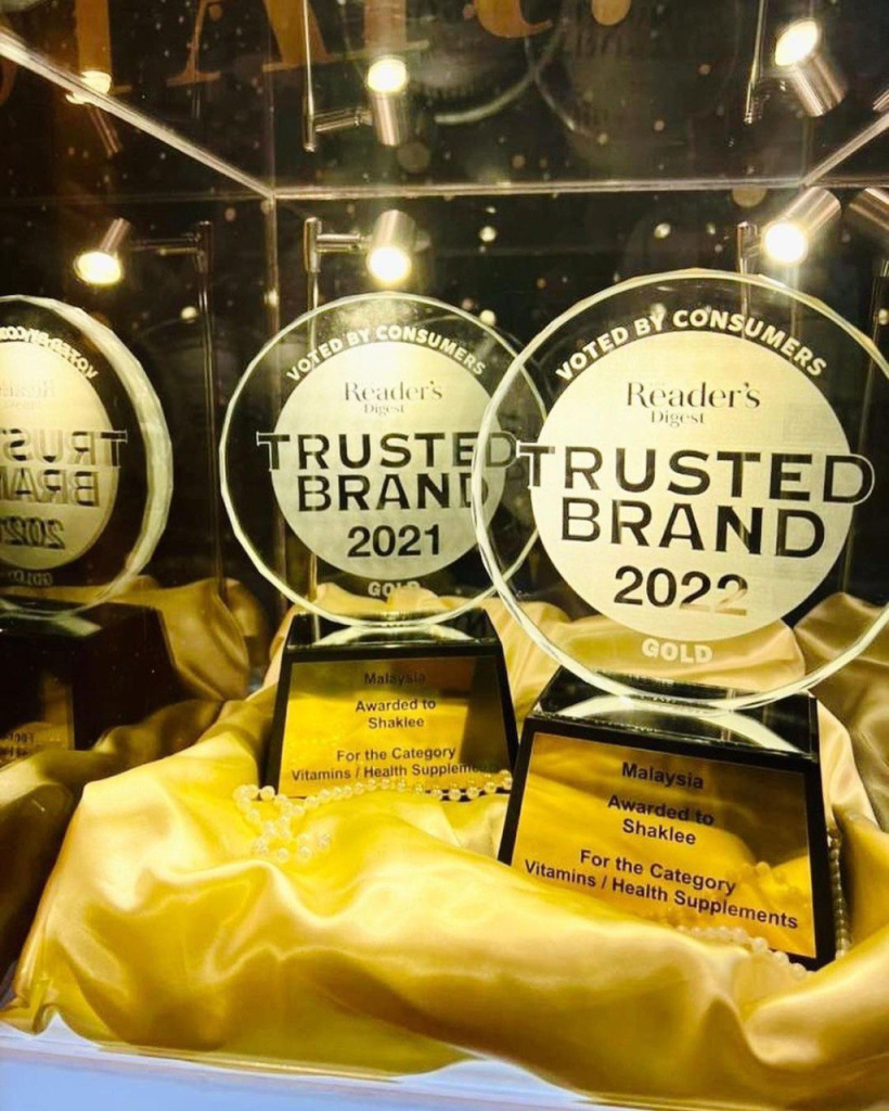 shaklee malaysia reader's digest most trusted brand