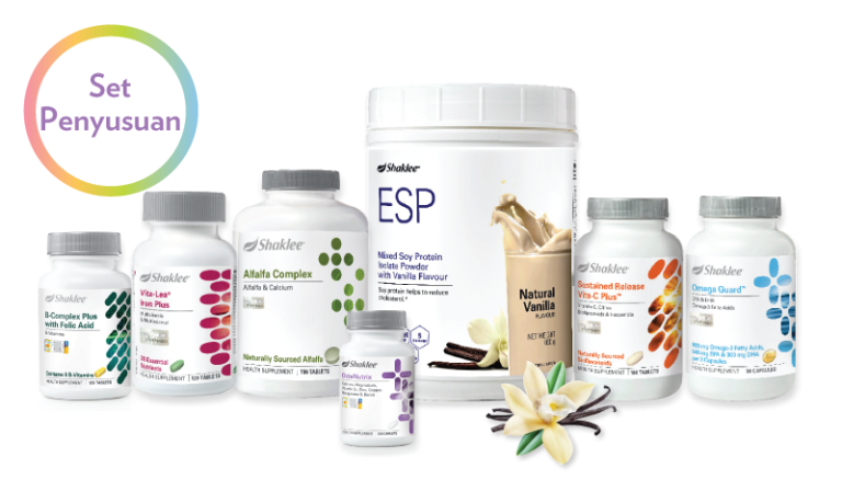 set menyusu shaklee