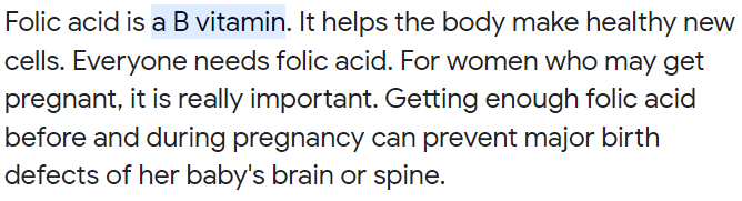 folic acid